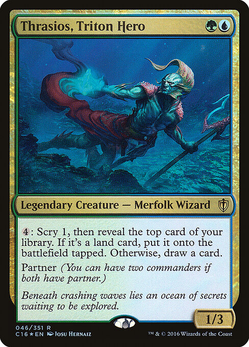 Thrasios, Triton Hero (C16 46) [Commander 2016]