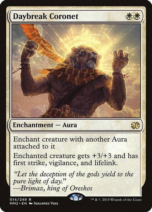 Daybreak Coronet (MM2 14) [Modern Masters 2015]