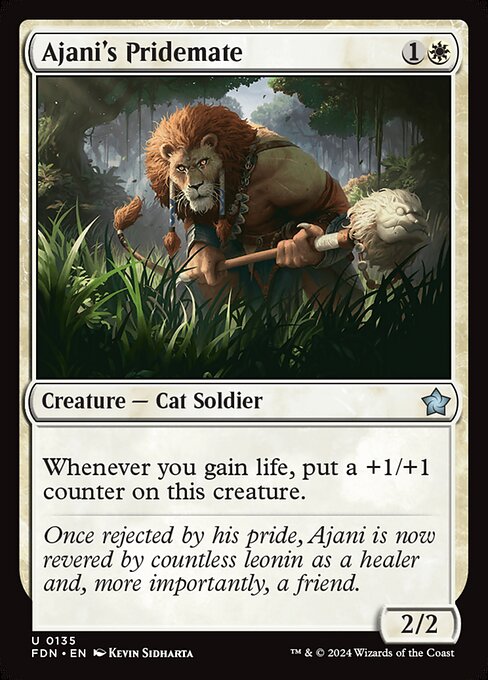 Ajani's Pridemate (FDN 135) [Foundations]