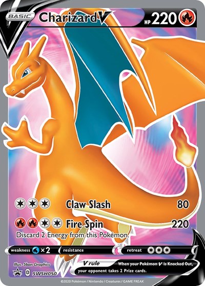 Charizard V SWSH050 (SWSD SWSH050) [SWSH: Sword & Shield Promo Cards]