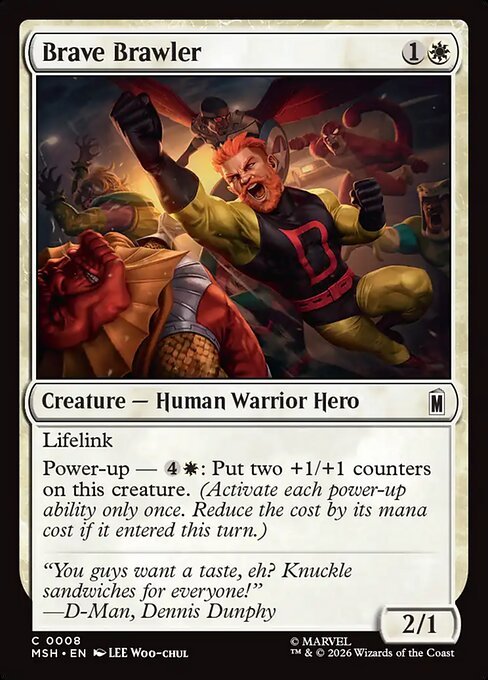 Brave Brawler (MSH 8) [Marvel Super Heroes]