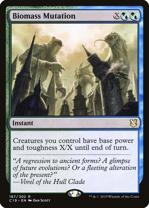 Biomass Mutation (C19 187) [Commander 2019]