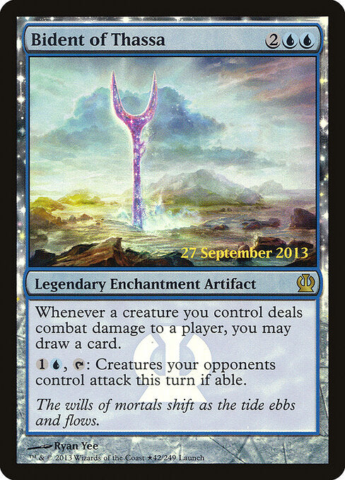 Bident of Thassa (PTHS 42★) [Theros Promos]