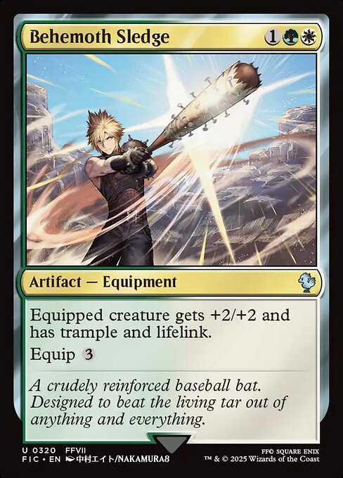 Behemoth Sledge (FIC 320) [Final Fantasy Commander]