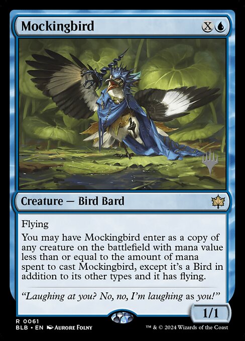 Mockingbird (PBLB 61p) [Bloomburrow Promos]