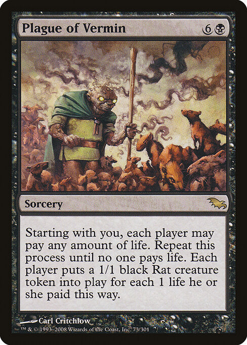 Plague of Vermin (SHM 73) [Shadowmoor]