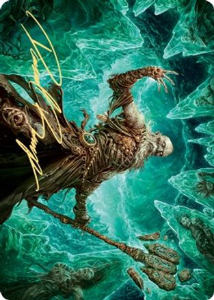 Draugr Necromancer Art Card (Gold-Stamped Signature) [Kaldheim Art Series]