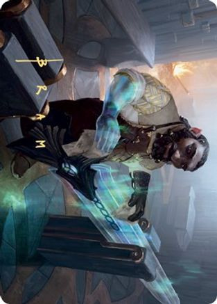 Koll, the Forgemaster Art Card (Gold-Stamped Signature) [Kaldheim Art Series]