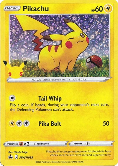 Pikachu SWSH039 General Mills (MCAP SWSH039) [Miscellaneous Cards & Products]