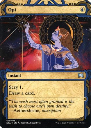 Opt (Foil Etched) [Strixhaven: Mystical Archive]