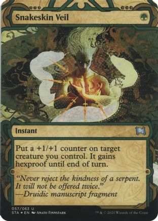 Snakeskin Veil (Foil Etched) [Strixhaven: Mystical Archive]
