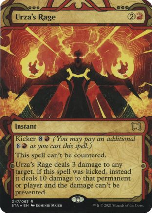 Urza's Rage (Foil Etched) [Strixhaven: School of Mages Mystical Archive]