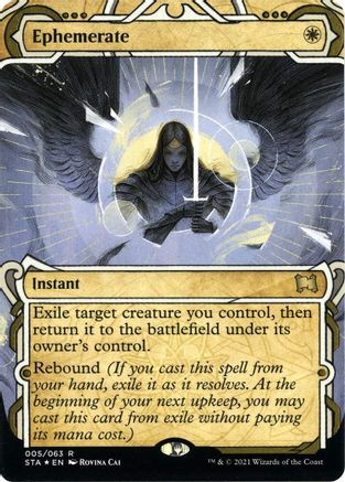 Ephemerate (Foil Etched) [Strixhaven: School of Mages Mystical Archive]