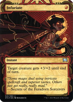 Infuriate (Foil Etched) [Strixhaven: Mystical Archive]