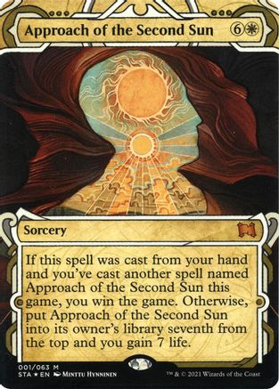 Approach of the Second Sun (Foil Etched) [Strixhaven: School of Mages Mystical Archive]