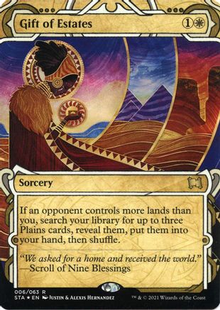 Gift of Estates (Foil Etched) [Strixhaven: Mystical Archive]