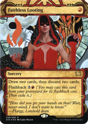 Faithless Looting (Foil Etched) [Strixhaven: Mystical Archive]
