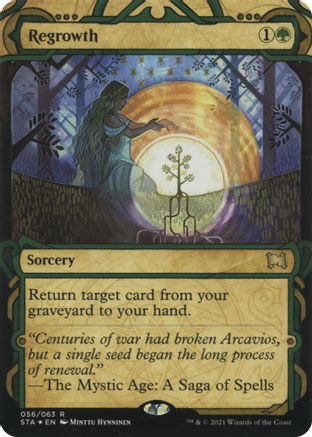 Regrowth (Foil Etched) [Strixhaven: Mystical Archive]