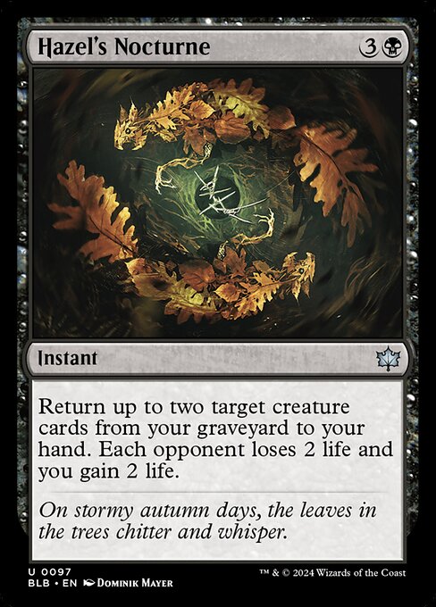 Hazel's Nocturne (BLB 97) [Bloomburrow]