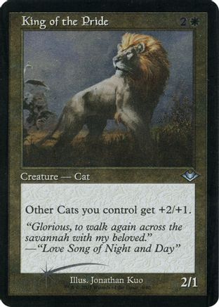 King of the Pride (Retro Foil Etched) [Modern Horizons]