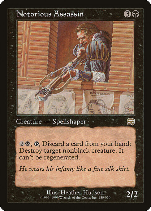 Notorious Assassin (MMQ 150) [Mercadian Masques]