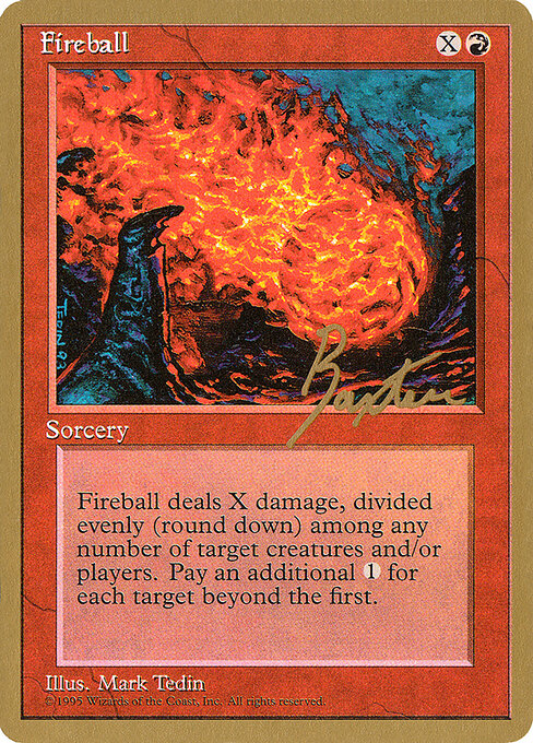 Fireball (PTC gb192) [Pro Tour Collector Set]