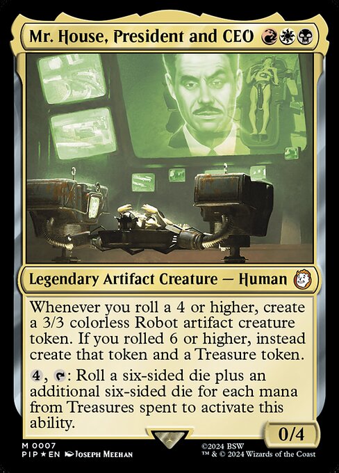 Mr. House, President and CEO (PIP 7) [Fallout]