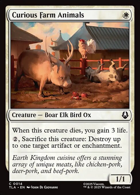 Curious Farm Animals (TLA 14) [Avatar: The Last Airbender]