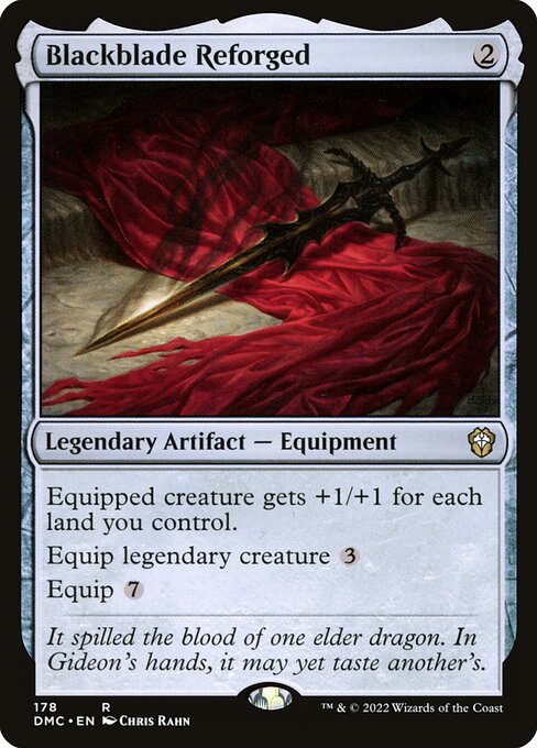 Blackblade Reforged (DMC 178) [Dominaria United Commander]