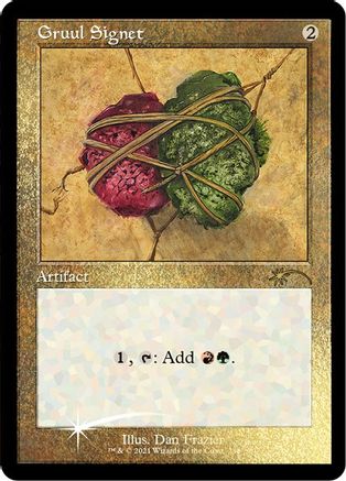Gruul Signet (Retro) (Foil Etched) [Secret Lair Drop Series]