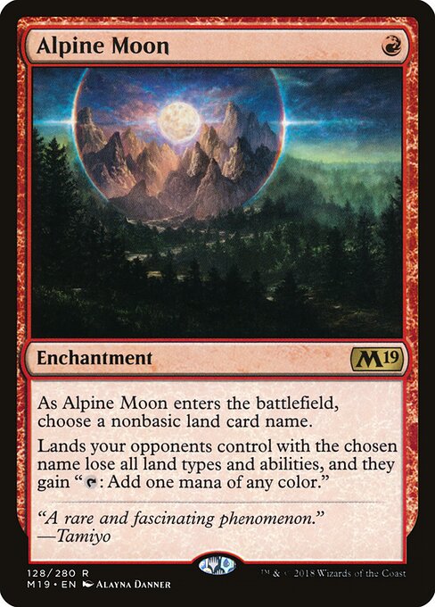 Alpine Moon (M19 128) [Core Set 2019]