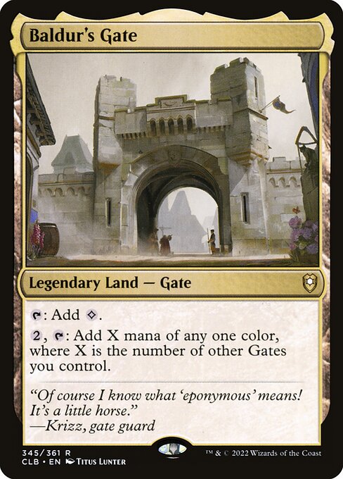 Baldur's Gate (CLB 345) [Commander Legends: Battle for Baldur's Gate]