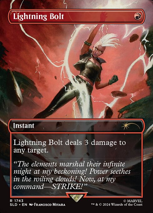 Lightning Bolt (SLD 1743) [Secret Lair Drop]