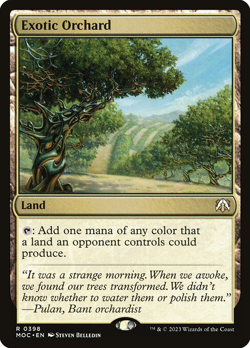 Exotic Orchard (MOC 398) [March of the Machine Commander]