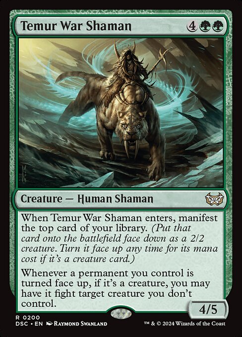 Temur War Shaman (DSC 200) [Duskmourn: House of Horror Commander]
