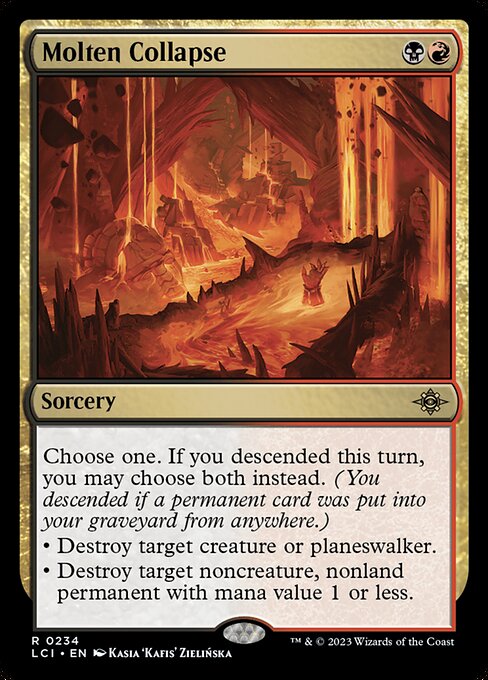 Molten Collapse (LCI 234) [The Lost Caverns of Ixalan]