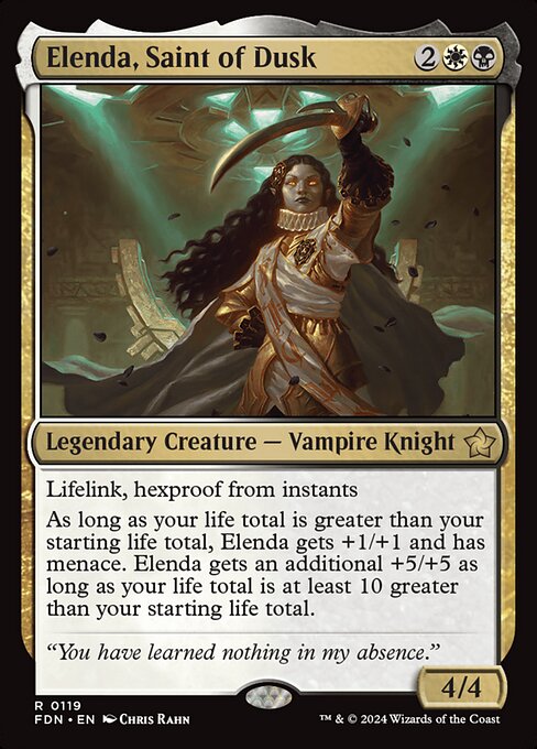 Elenda, Saint of Dusk (FDN 119) [Foundations]