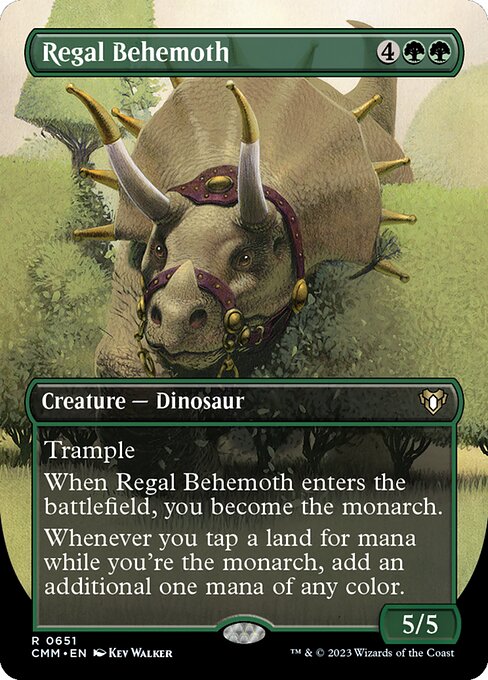 Regal Behemoth (CMM 651) [Commander Masters]