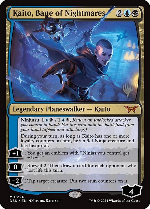 Kaito, Bane of Nightmares (PDSK 220p) [Duskmourn: House of Horror Promos]