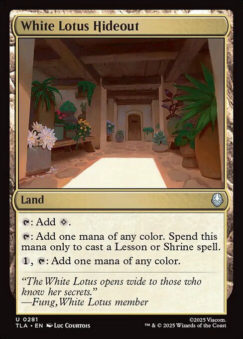 White Lotus Hideout (TLA 281) [Avatar: The Last Airbender]