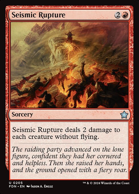 Seismic Rupture (FDN 205) [Foundations]