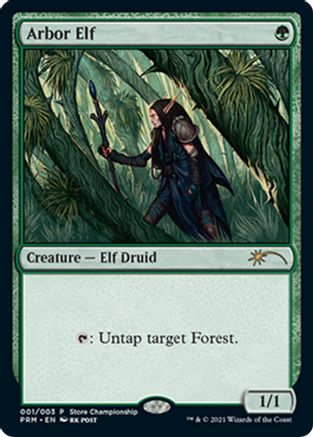 Arbor Elf [Wizards Play Network 2021]