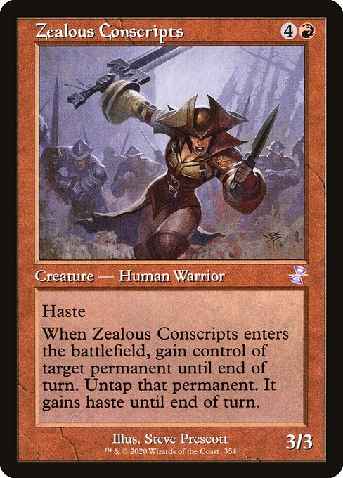 Zealous Conscripts (TSR 354) [Time Spiral Remastered]