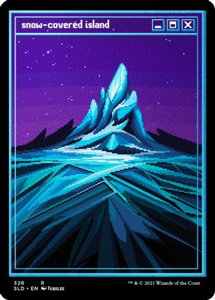 Snow-Covered Island (Foil Etched) [Secret Lair Drop Series]