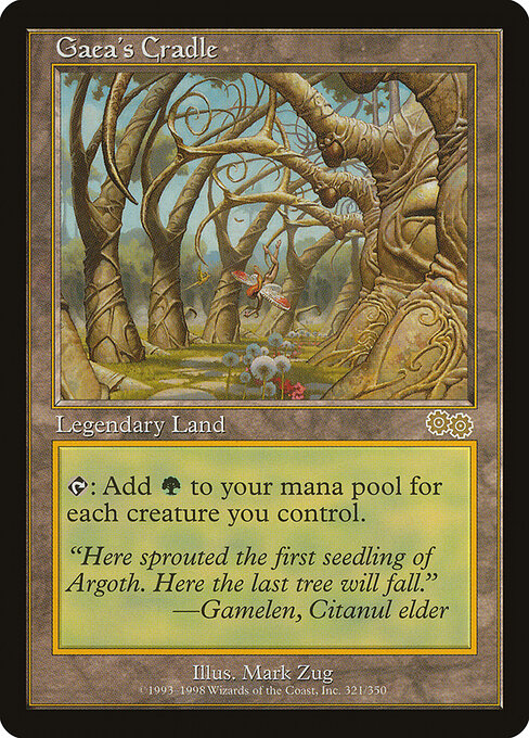 Gaea's Cradle (USG 321) [Urza's Saga]