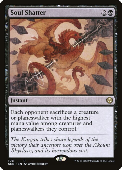 Soul Shatter (SCD 108) [Starter Commander Decks]