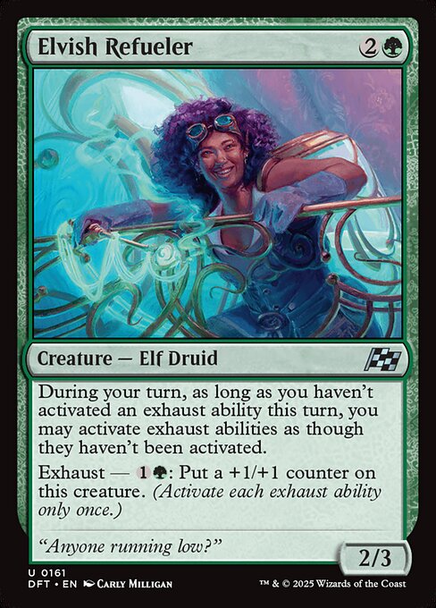 Elvish Refueler (DFT 161) [Aetherdrift]