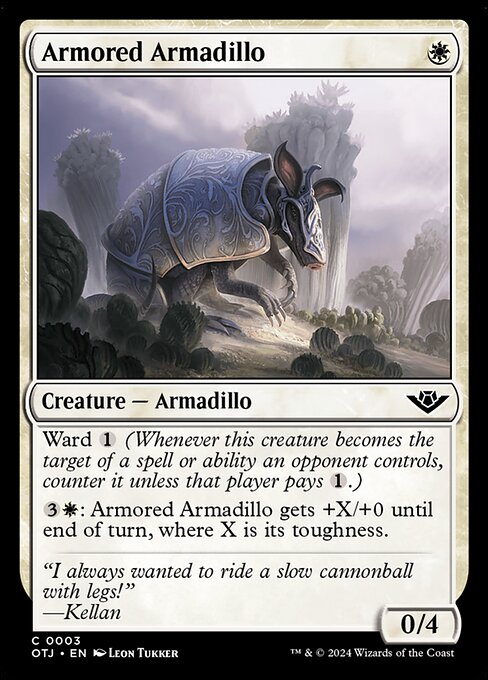 Armored Armadillo (OTJ 3) [Outlaws of Thunder Junction]