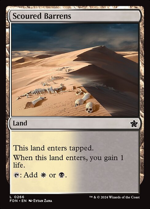 Scoured Barrens (FDN 266) [Foundations]