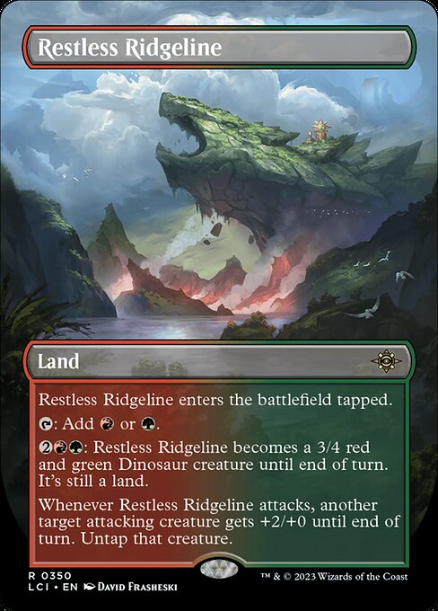 Restless Ridgeline (Borderless) (LCI 350) [The Lost Caverns of Ixalan]